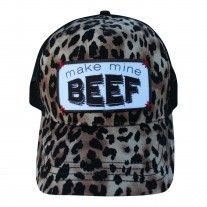 Make Mine Beef Hats- Cheetah